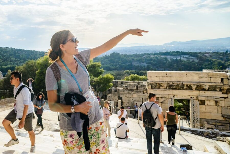 Acropolis: Acropolis and Parthenon Guided Walking Tour - Heat, crowds, and accessibility
