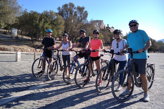 Acropolis & Parthenon Tour and Athens Highlights Bike tour - Reaching the Acropolis and changing from bike to foot