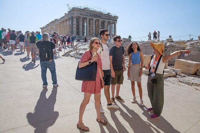 Acropolis Walking Tour, Including Syntagma Square & City Center - Entering the Acropolis from the southern approach