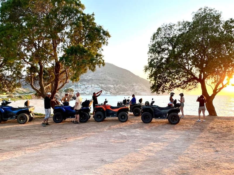 Agia Pelagia: Sunset or Morning Quad Tour & Ghost Town Visit - The first 20 minutes: learning the quad
