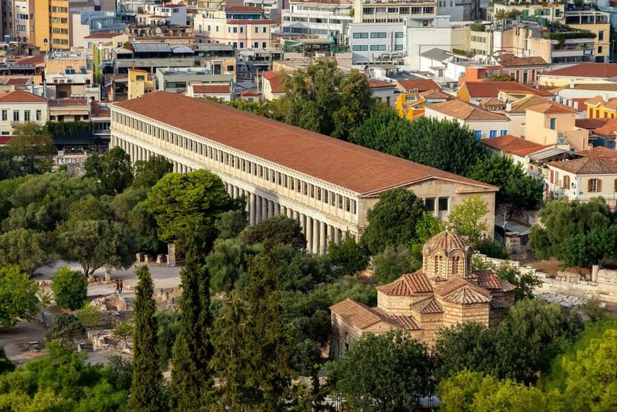 Ancient Agora: Audiovisual self-guided tour with 3D models - The political center of ancient Athens