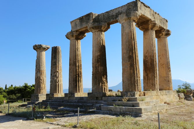 Ancient Corinth Half Day Private Tour from Athens - Acrocorinth: castle walls above the ancient city