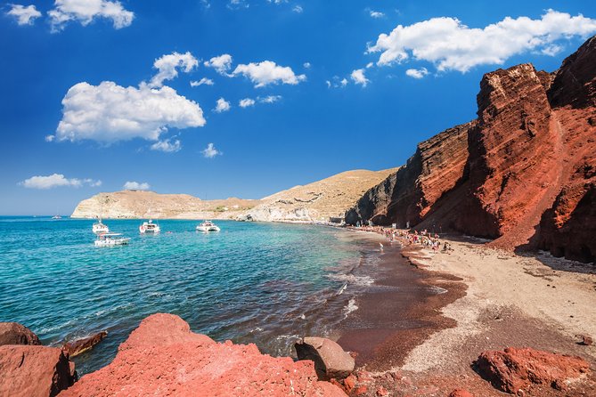 Archaeological Bus Tour To Akrotiri Excavations & Red Beach - Megalochori, a quieter village stop