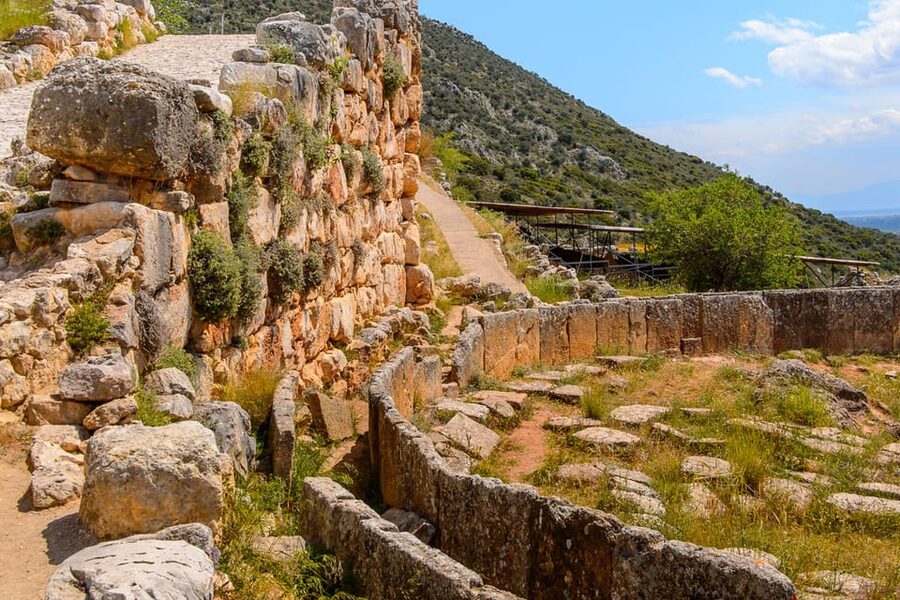 Archaeological Site of Mycenae: E-Ticket with Audio Guide - Following the passage to the Tomb of Agamemnon