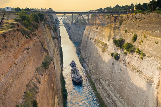 Argolis Private Full Day tour - Corinth Canal: a 20-minute engineering stop