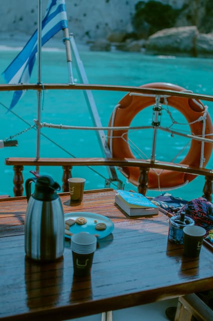 Argostoli: Full-Day Boat Trip with Lunch & Wine - The return through Argostoli Bay