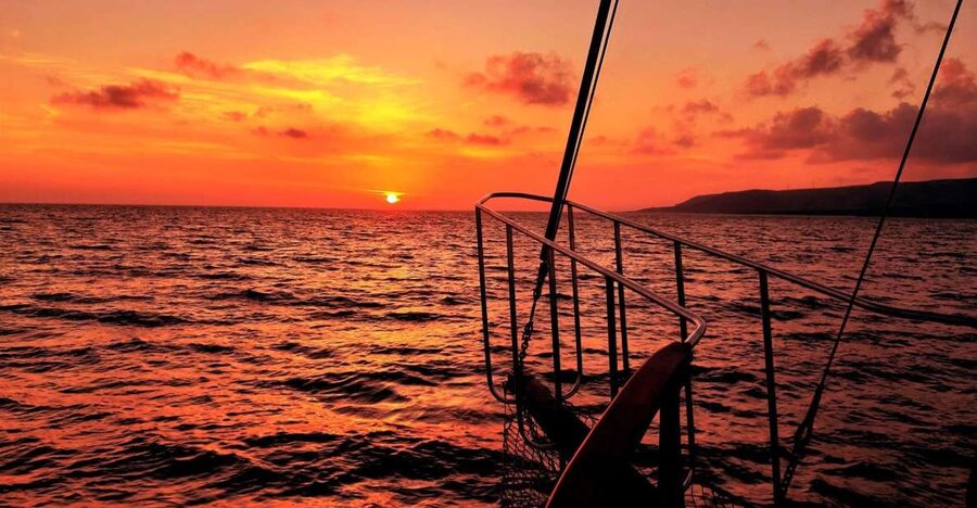 Argostoli: Sunset Cruise with Swim Stops, Dinner, and Wine - How the crew shapes the evening
