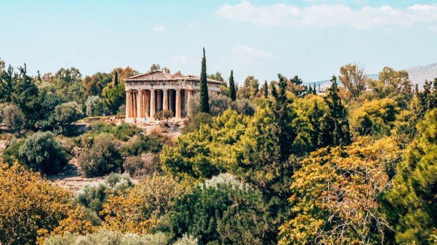 Athens: Acropolis and Mythology Highlights Small Group Tour - Walking through the Ancient Agora