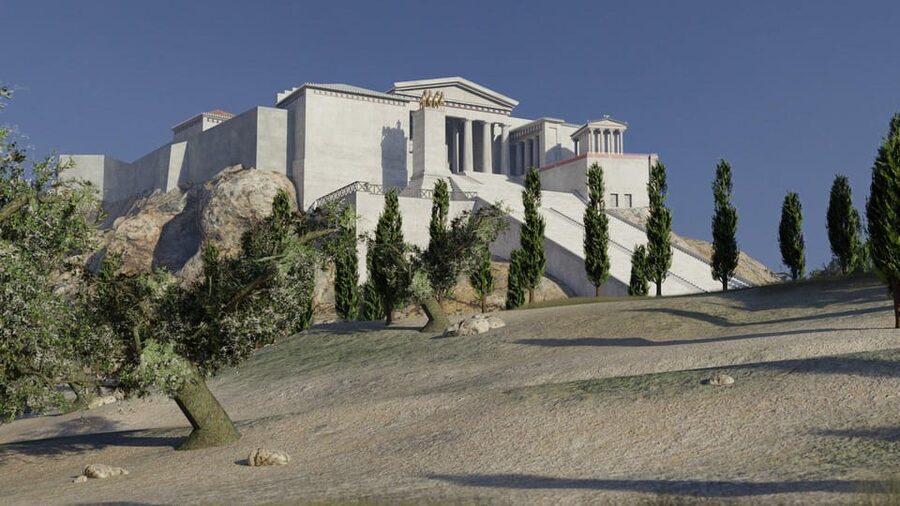 Athens: Acropolis Entry Ticket & VR Audio Guided Tour - Starting below the hill at the Theater of Dionysus