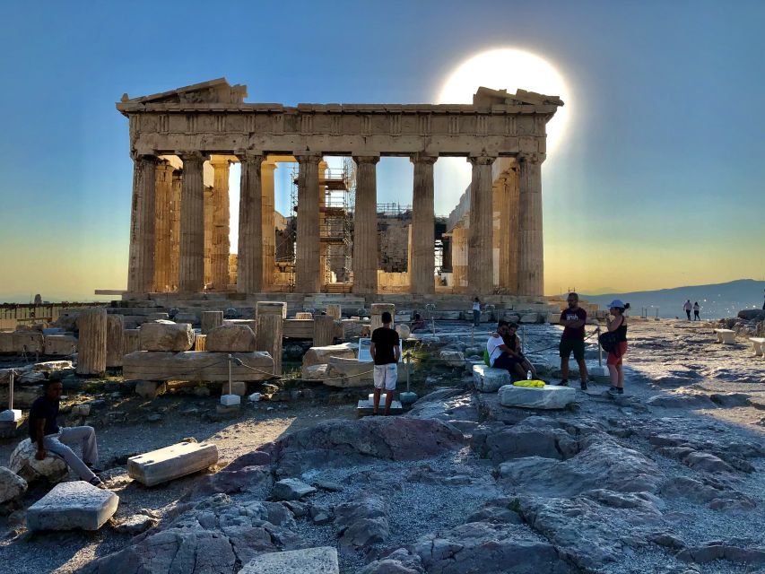 Athens:Acropolis - Historical Center Walking Tour in Spanish - Theater of Dionysus and the story of Athena