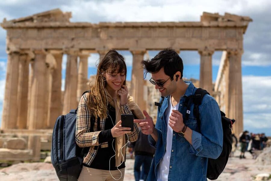 Athens: Acropolis Self-Guided Audiovisual Tour w/ 3D Models - Propylaia: the grand arrival