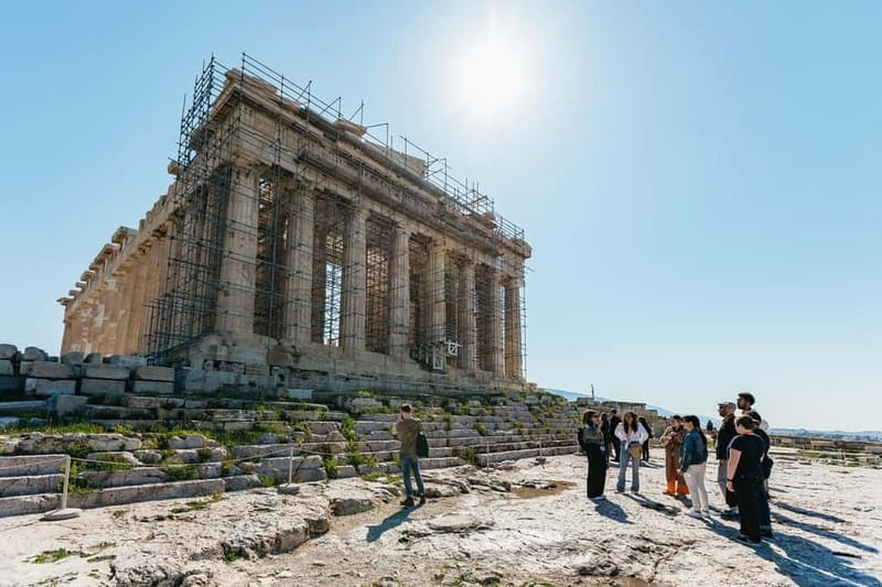 Athens: Acropolis Sunset Tour with Optional Fast-Track Entry - Starting at Porinou 5 beside the South Slopes