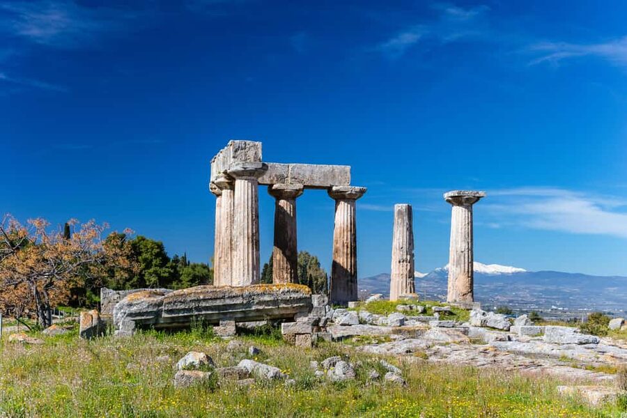 Athens: Ancient Corinth & Nafplion Guided Premium Tour - Ancient Corinth, where Greek and Roman worlds meet
