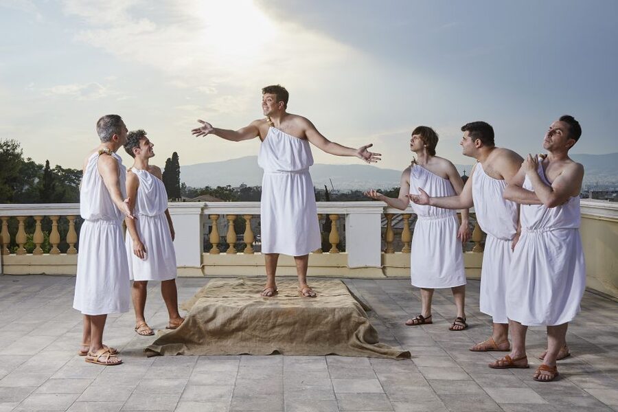 Athens: Ancient Greek Theater Performance - A rooftop stage beneath the Acropolis
