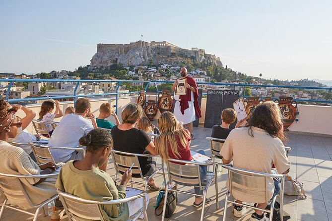 Athens: Ancient Greek Theatre Murder Mystery Experience - Rooftop views and the best time to go