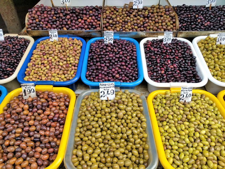 Athens: Authentic Greek Food Walking Tour - Evripidou finishes with spices, mezes, and dessert