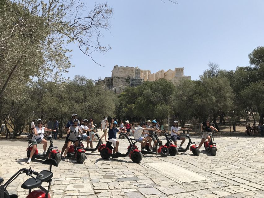 Athens: Award-Winning Acropolis Guided e-Scooter Tour - Odeon of Herodes Atticus and the Acropolis entrance