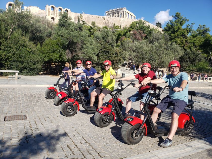 Athens: Award-Winning Acropolis Guided e-Scooter Tour - Areopagus Hill and the birthplace of public debate