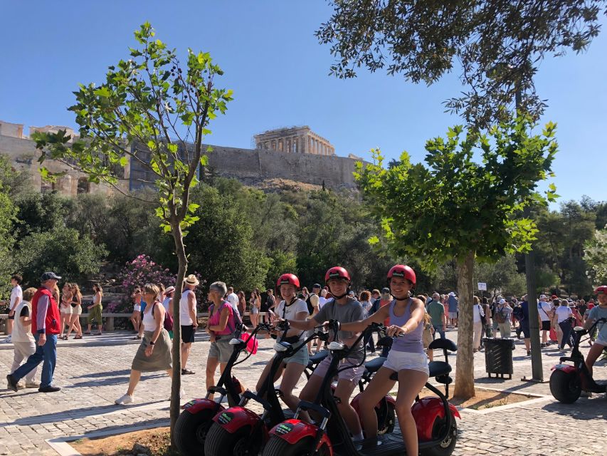 Athens: Award-Winning Acropolis Guided e-Scooter Tour - Thissio, Agia Marina, and the Temple of Hephaestus