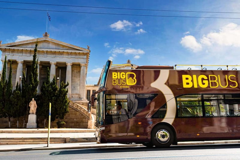 Athens: Big Bus Hop-on, Hop-off Tour by Open-Top Bus - Purple Piraeus route: port views and a useful cruise connection