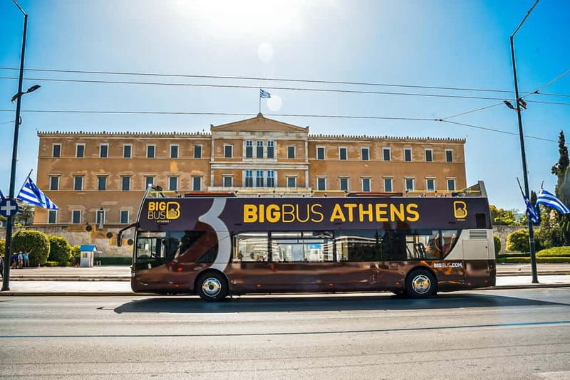 Athens: Big Bus Hop-on, Hop-off Tour by Open-Top Bus - Red Athens route: the essential historic circuit