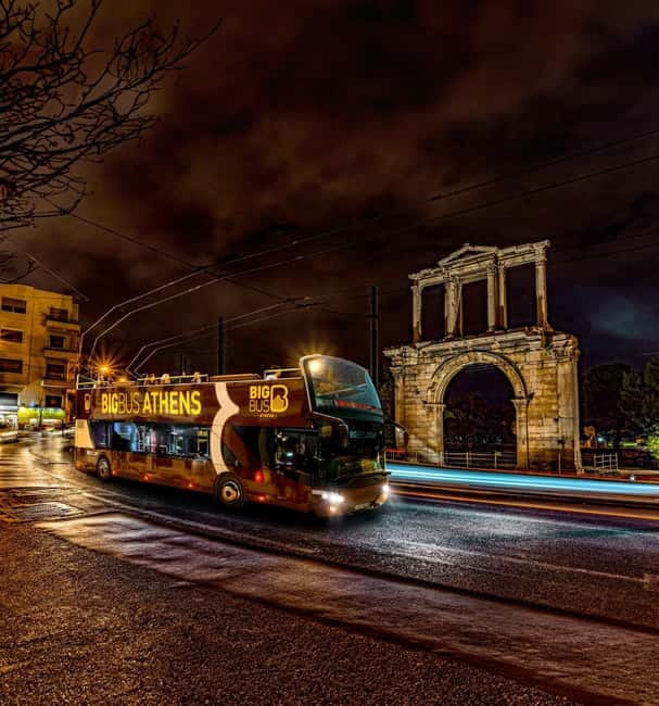Athens: Big Bus Panoramic Night Tour by Open-Top Bus - Key points to know before you go