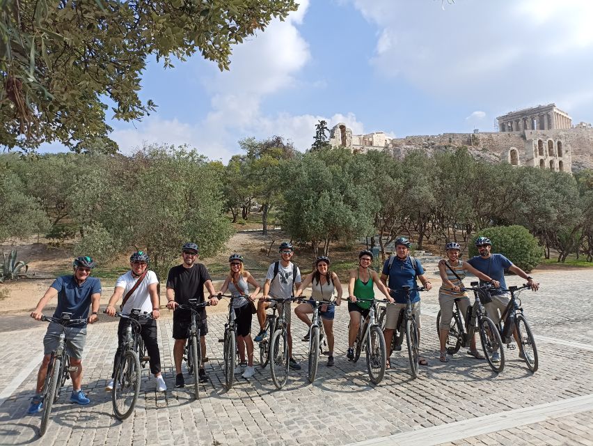 Athens: Bike Tour with Acropolis & Parthenon Visit - Walking up the Acropolis with a licensed guide