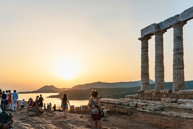 Athens: Cape Sounion and Poseidon Temple Sunset with Audio Guide - Thorikos Theater and the silver-mining stop
