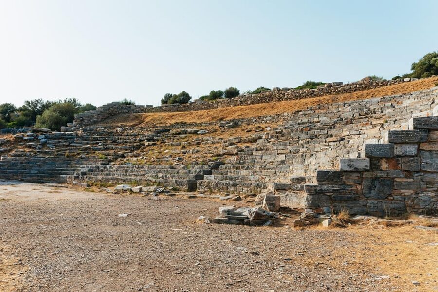 Athens: Cape Sounion & Poseidon Temple Sunset Half-Day Trip - Entering the Temple of Poseidon