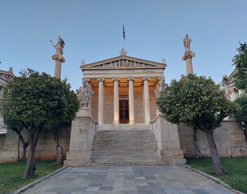 Athens: City Highlights Nighttime Walking Tour in Spanish - The Metropolitan Cathedral and Little Mitropolis