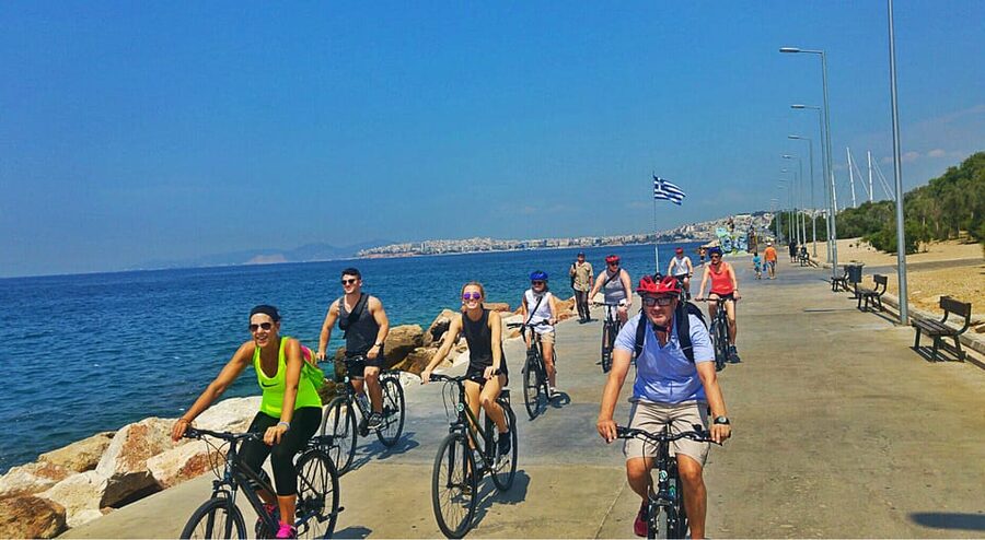 Athens: City & Sea Bike Tour - The pastry stop and ride back to central Athens