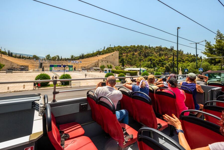 Athens: City Sightseeing Hop-On Hop-Off Bus Tour - Museums, libraries, and Omonoia