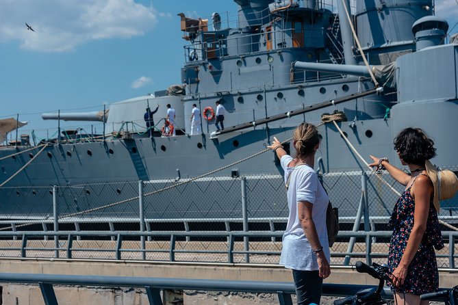 Athens Coastal Electric Bike Tour - The Battleship Averof and a compact history stop
