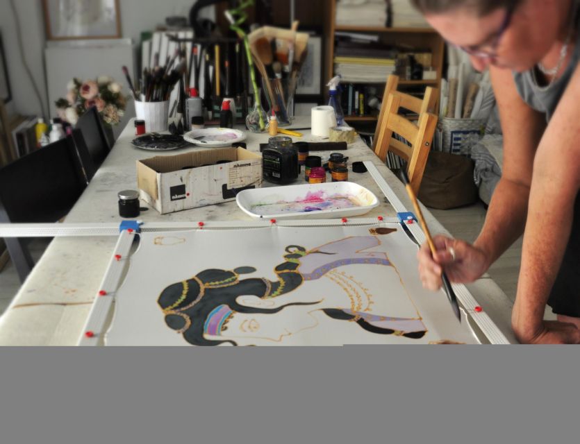 Athens: Create your own Greek Silk Scarf Souvenirs - Getting to the studio near Avenue Vouliagmenis