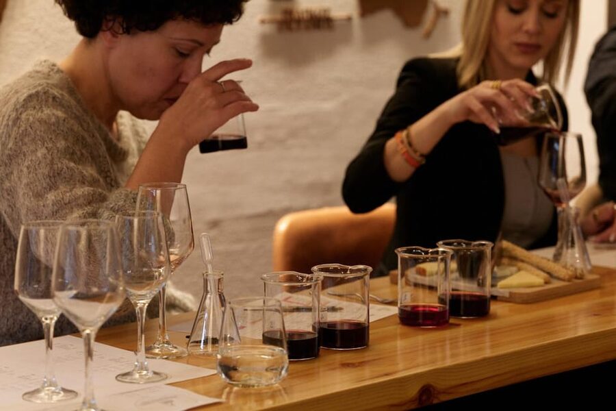 Athens: Create Your Own Wine-Workshop under the Acropolis - Bottling, corking, and designing the label