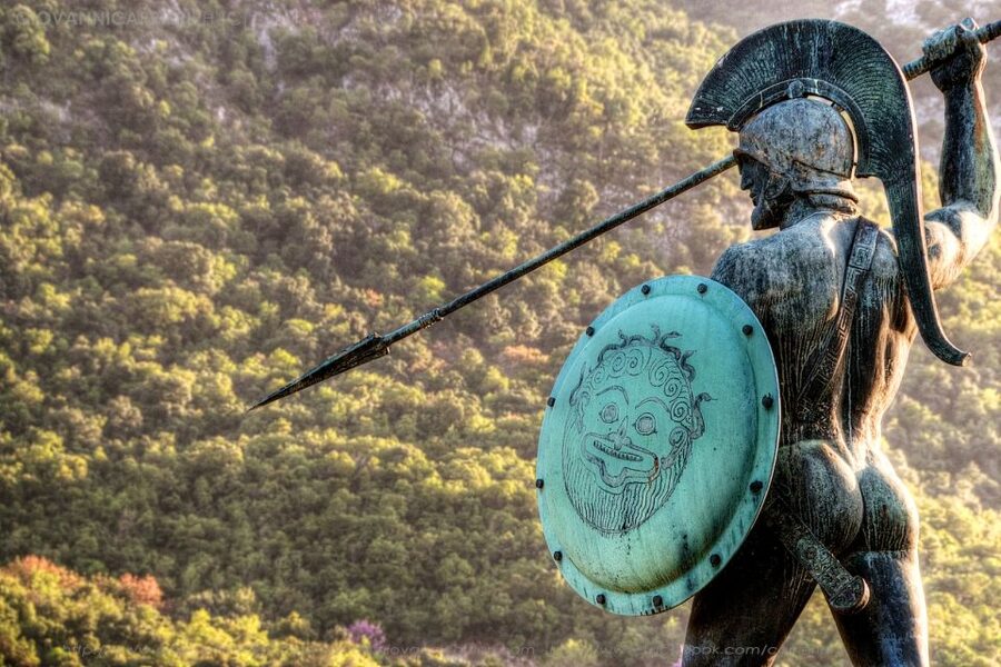 Athens: Delphi, Corycian Cave, and 300 Battlefield Day Trip - Leaving Athens through Marathon and Thiva