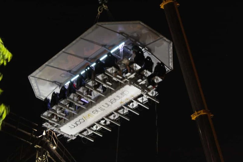 Athens: Dinner in the Sky Experience - Going up 40 meters without losing your appetite