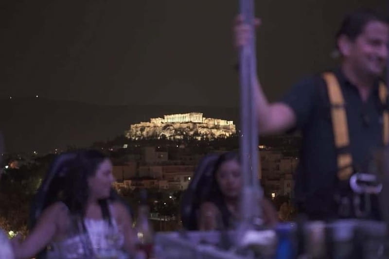 Athens: Dinner in the Sky Experience - A four-course menu with Greek wine