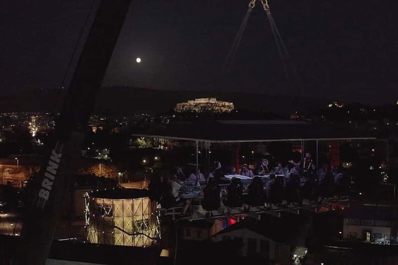Athens: Dinner in the Sky Experience - Service that keeps an unusual dinner calm