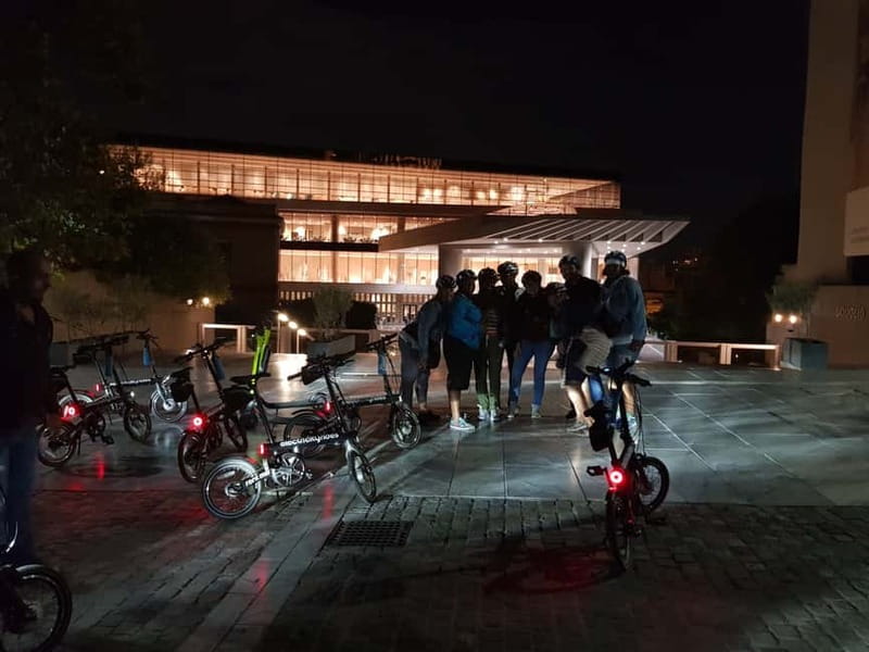 Athens: Discover the City Electric Bike Night Tour - Anafiotika and Plaka: narrow lanes and old Athens