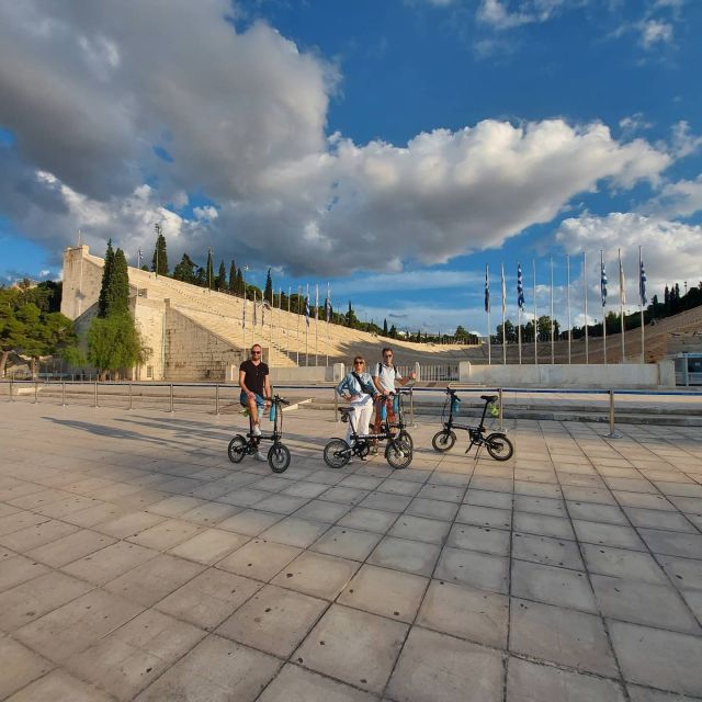 Athens: Discover the City Electric Bike Tour - Areopagus Hill and the city from above