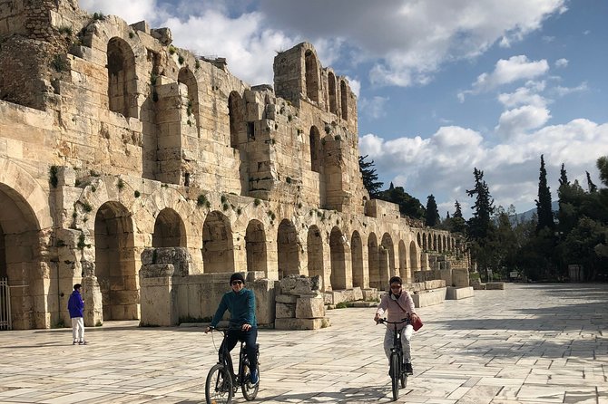 Athens Electric Bike Tour - A quick look at the Temple of Olympian Zeus