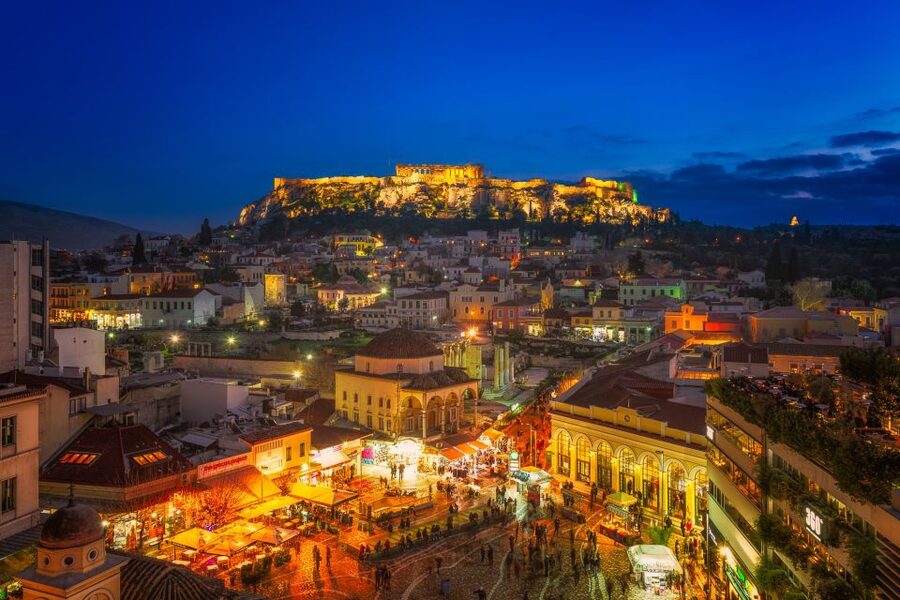 Athens: Evening Food Walking Tour - Starting at Athinas 7 after dark