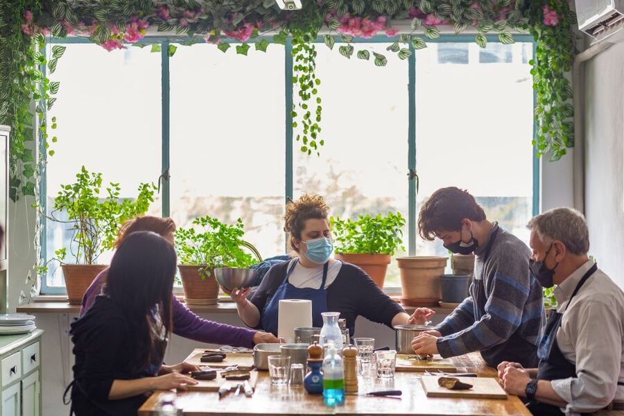 Athens: Food Market Visit and Cooking Class with Wine - Dietary requests and practical comfort