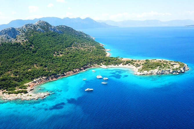 Athens: Full-Day Island Hopping Cruise with Lunch and Swimming - From central Athens to Zea Marina