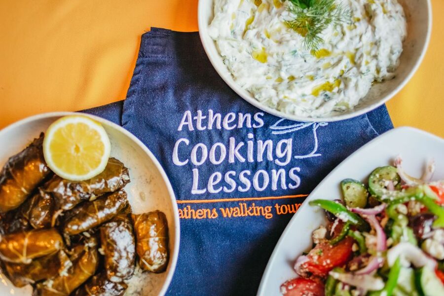 Athens: Greek Cuisine Cooking Class and 3-Course Dinner - Key points at a glance