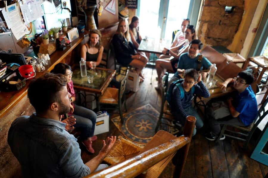 Athens: Greek Food Discovery Small Group Walking Tour - Varvakios Market: the working center of the route