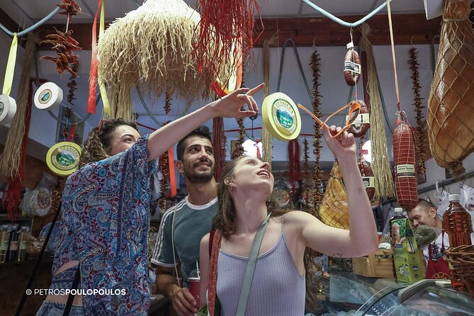 Athens, Greek food tour including market visit - The final souvlaki in Psyri