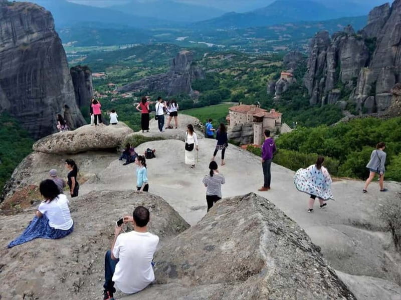 Athens: Guided Tour to Meteora Monasteries & Hermit Caves - Entering three monasteries and using the audio guide