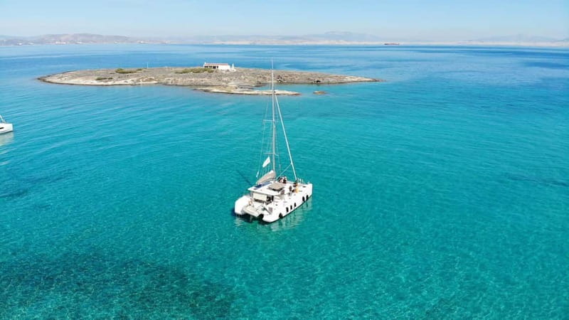 Athens: Half-Day Morning Catamaran Cruise with Meal & Drinks - Leaving Athens for Hydrousa Island